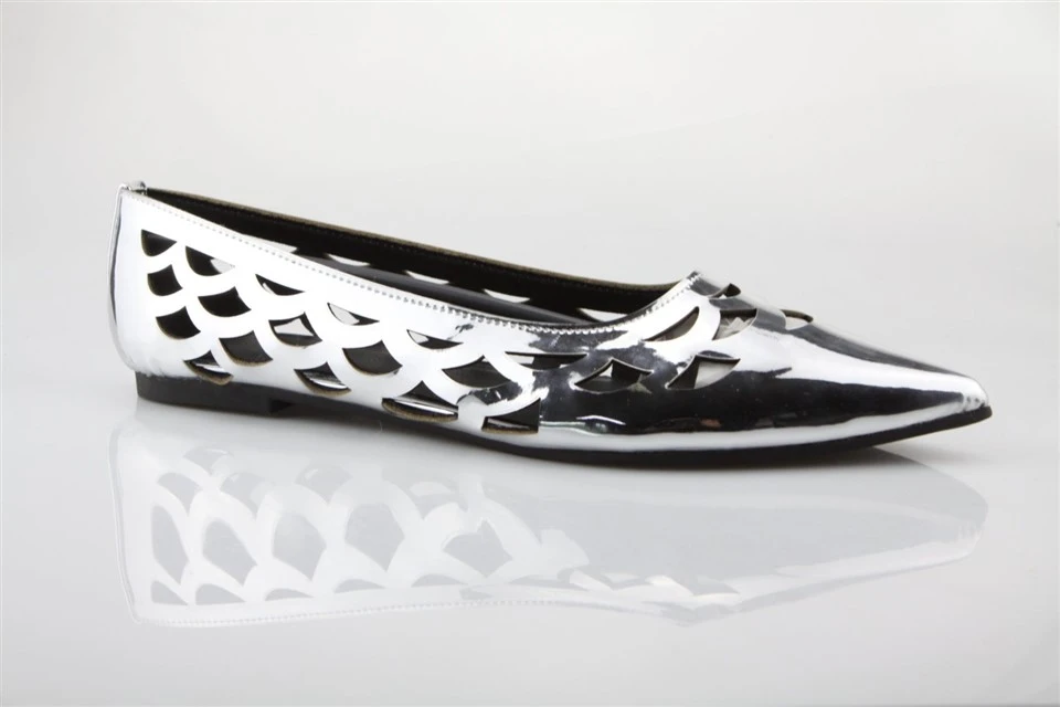 Ladies Sliver Slingback Flats high quality